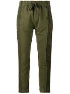 Haider Ackermann Drawstring Trousers, Women's, Size: Medium, Green, Cotton