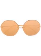 Linda Farrow 567 Sunglasses - Metallic