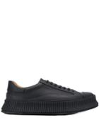 Jil Sander Ribbed Sole Sneakers - Black
