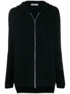 La Fileria For D'aniello Cashmere Zipped Jacket - Black