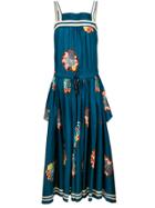 Philosophy Di Lorenzo Serafini Floral Print Maxi Dress - Blue