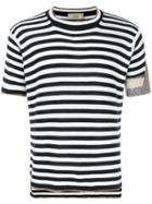 Maison Flaneur Striped T-shirt - Blue