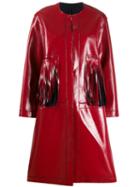 Sara Lanzi Fringed Mac - Red