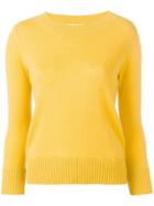 Vince Ribbed Detail Jumper - Yellow