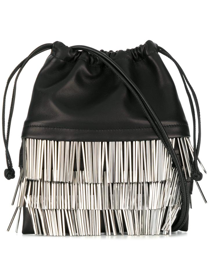 Alexander Wang Ryan Mini Fringed Dustbag - Black