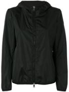Moncler Hooded Zip-up Jacket, Women's, Size: 1, Black, Nylon/polyamide