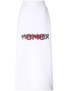Omc Logo Patch Maxi Skirt - White