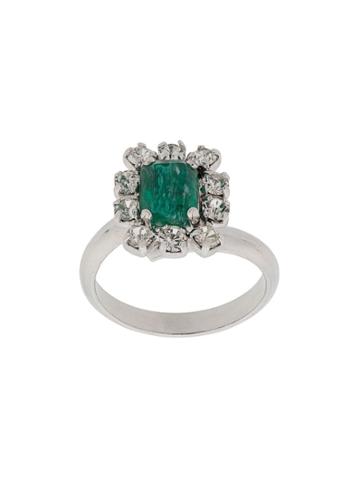 Christian Dior X Susan Caplan 1976 Archive Oversized Stone Ring -
