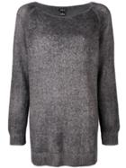 Avant Toi Knit Sweater - Grey
