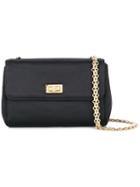 Chanel Pre-owned Line Chain Shoulder Bag - Black