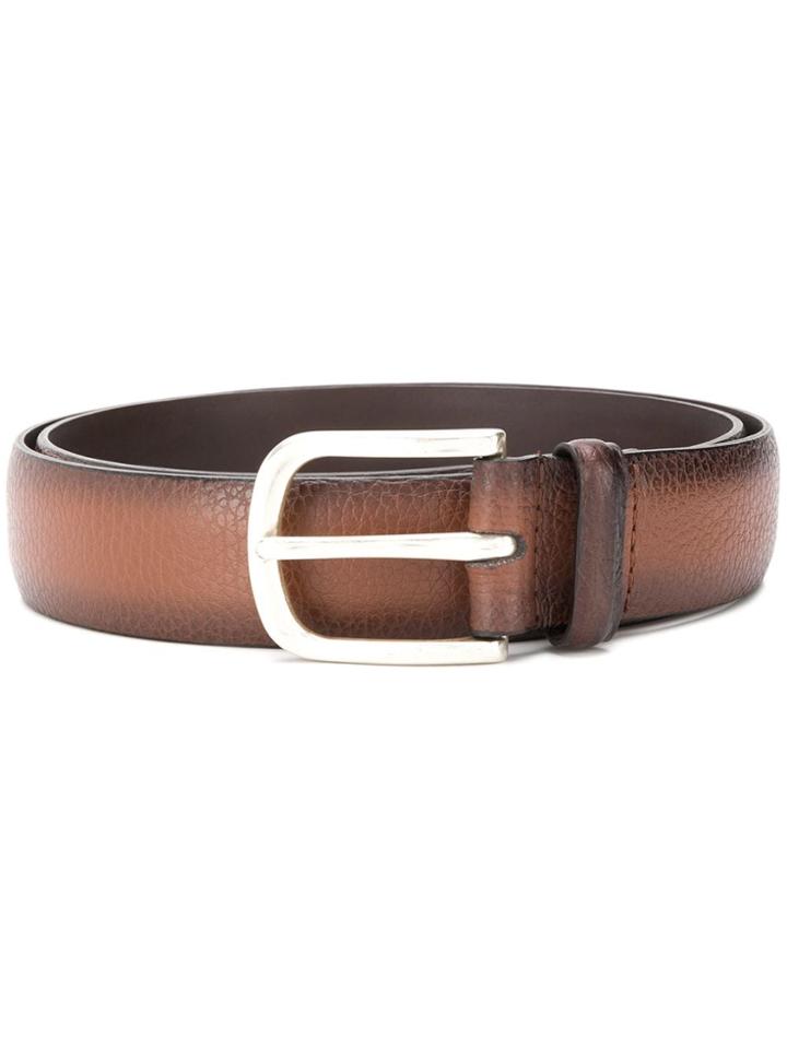 Orciani Adjustable Buckled Belt - Brown