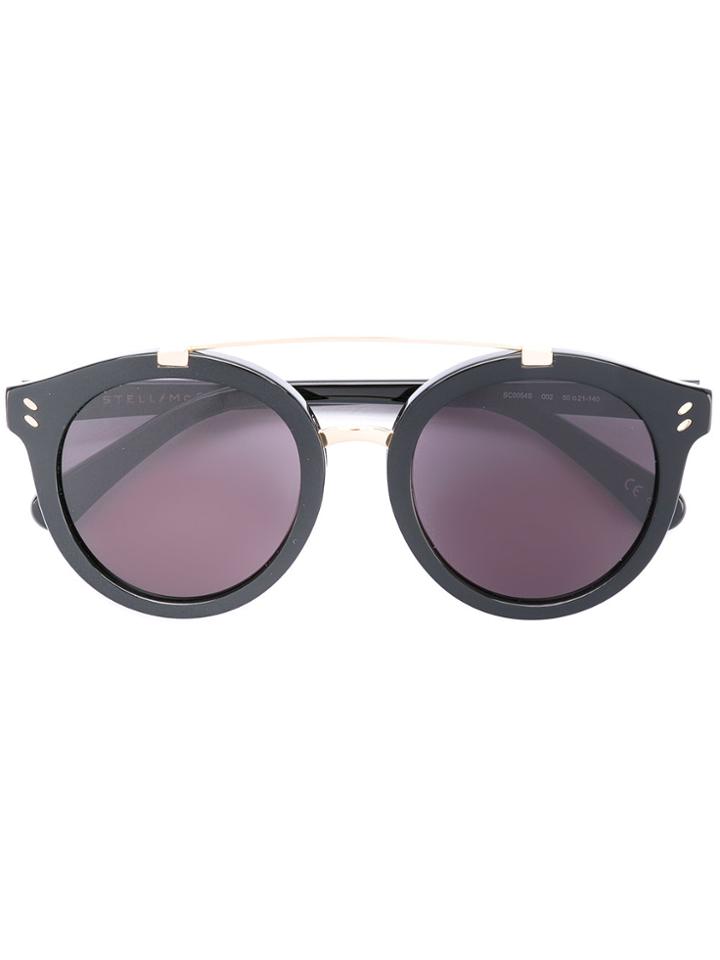 Stella Mccartney Eyewear Round Frame Sunglasses - Black