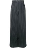 Essentiel Antwerp Striped Palazzo Trousers - Blue