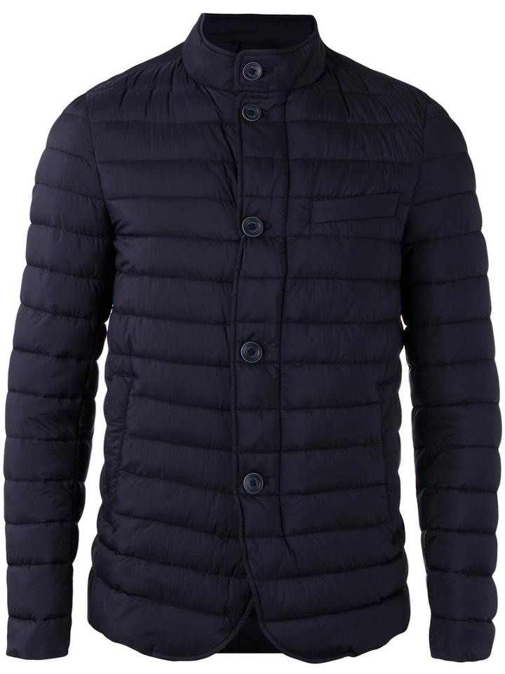 Herno Padded Jacket, Men's, Size: 48, Black, Polyamide/polyurethane/polyester
