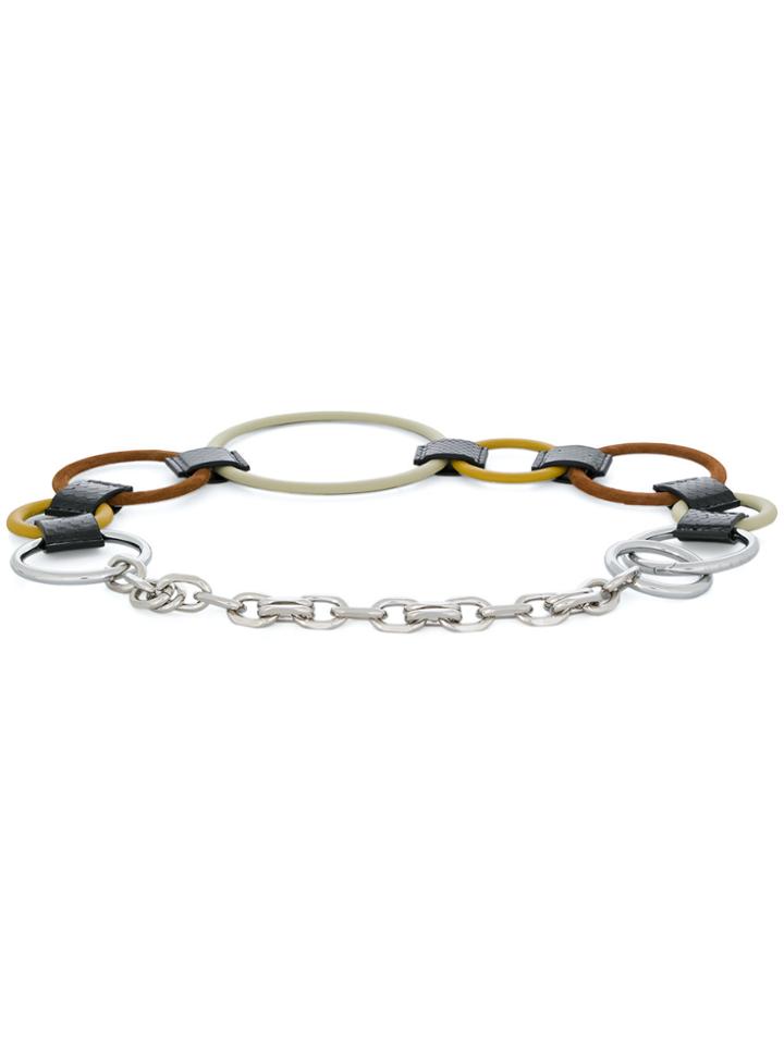 Marni Circle Link Belt - Metallic