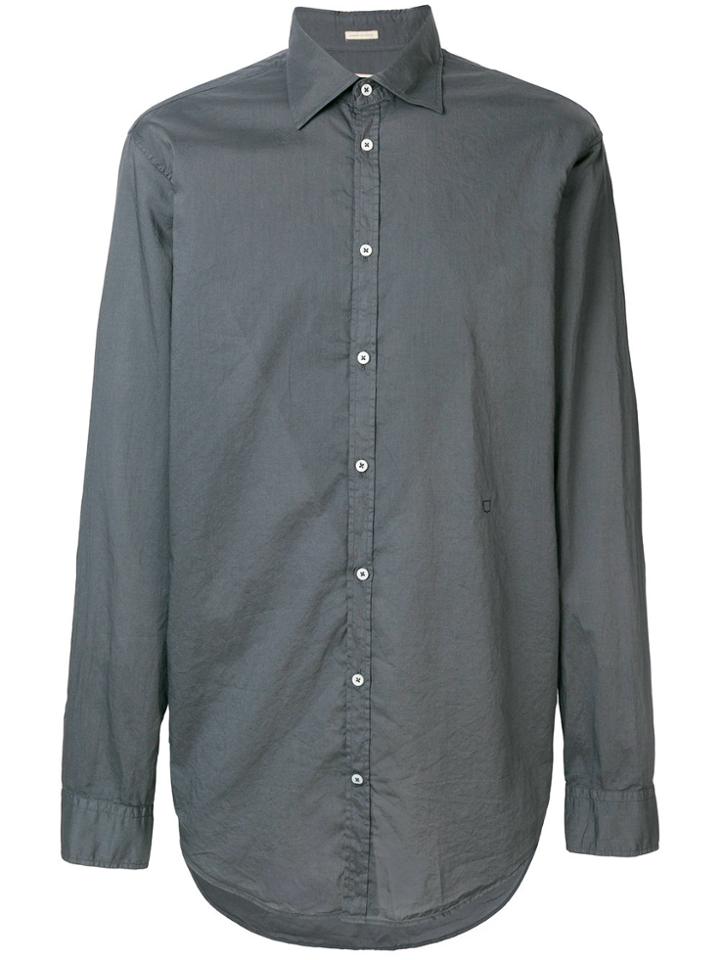 Massimo Alba Button Up Shirt - Grey