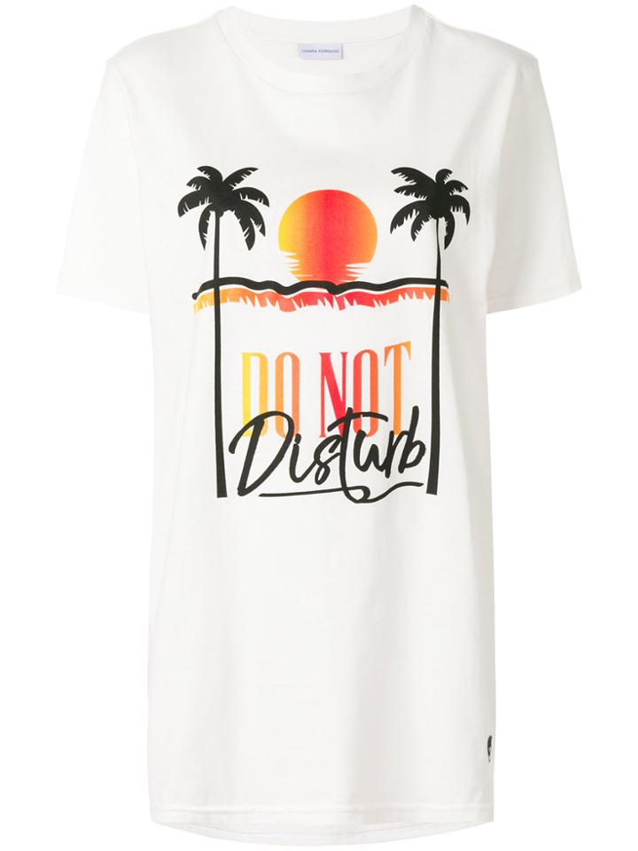 Chiara Ferragni Palm Beach T-shirt - White