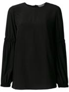 Sportmax Balloon Sleeves Top - Black