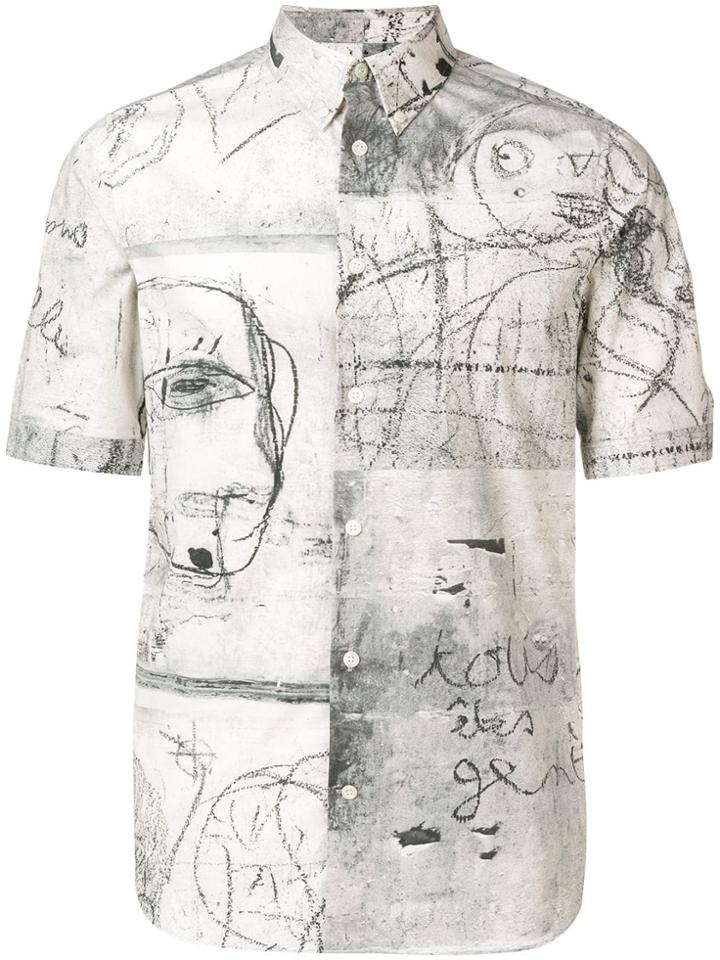 Alexander Mcqueen John Deakin Print Shirt - Neutrals