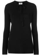 Prada Pussy Bow Sweater - Black