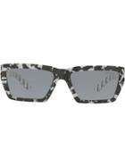 Prada Eyewear Disguise Camouflage Sunglasses - Black