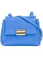 Salvatore Ferragamo Flap Shoulder Bag, Women's, Blue