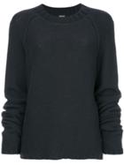 Kristensen Du Nord Rolled Trim Jumper - Grey
