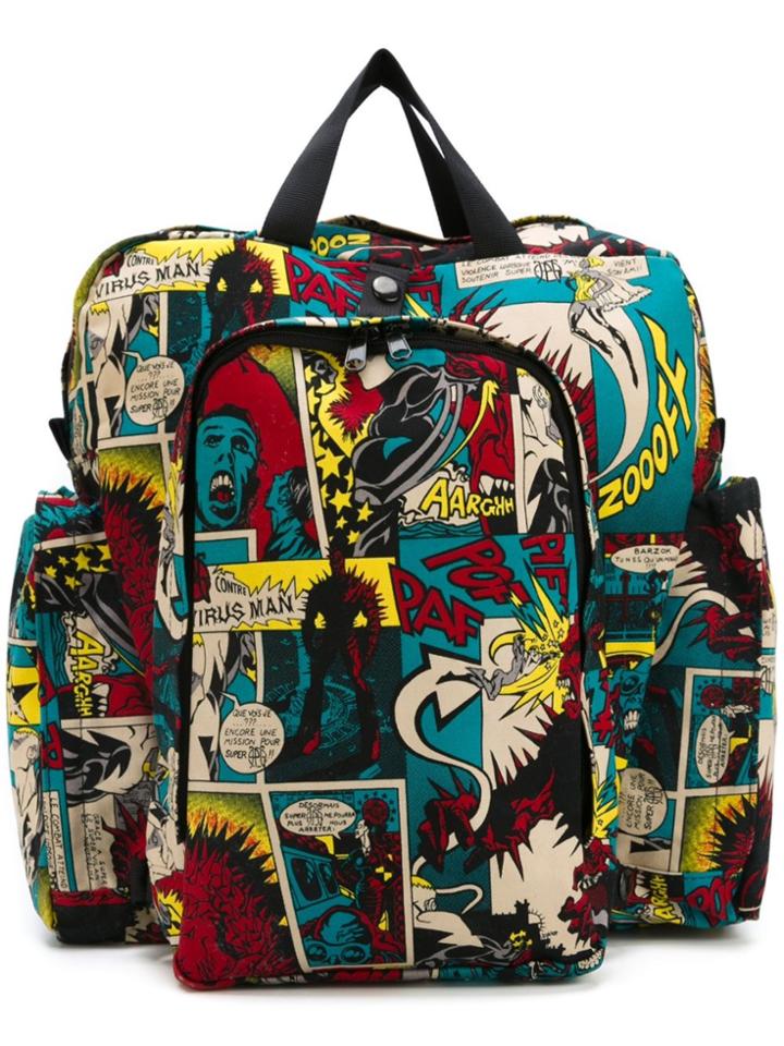 Jean Paul Gaultier Vintage Printed Backpack - Multicolour