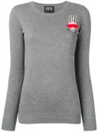 Markus Lupfer Emma Sequin Cool Bunny Sweater - Grey