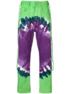 Vyner Articles Karate Tie-dye Jeans - Purple
