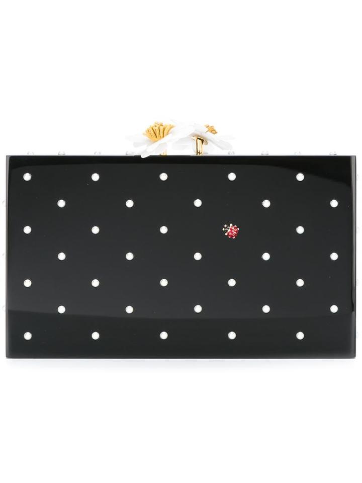 Charlotte Olympia Fresh Pandora Clutch, Women's, Black, Acrylic
