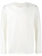 Kazuyuki Kumagai - Oversized Sweatshirt - Men - Linen/flax/cotton/polyurethane - 2, White, Linen/flax/cotton/polyurethane