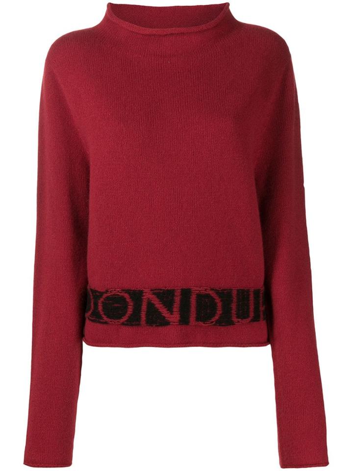 Dondup Logo Embroidered Jumper