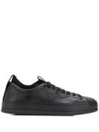 Z Zegna Low Top Lace Up Sneakers - Black