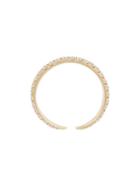 Lizzie Mandler Fine Jewelry 18k Gold And Diamond Tapered Ring, Women's, Size: 6, Metallic