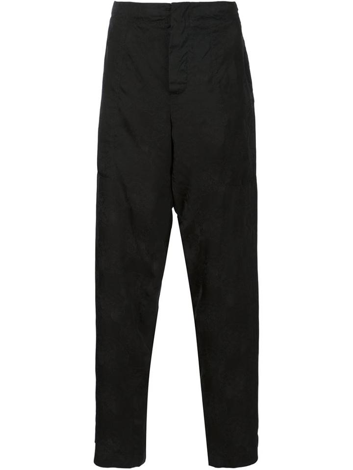 Uma Wang Floral Embossed Pants