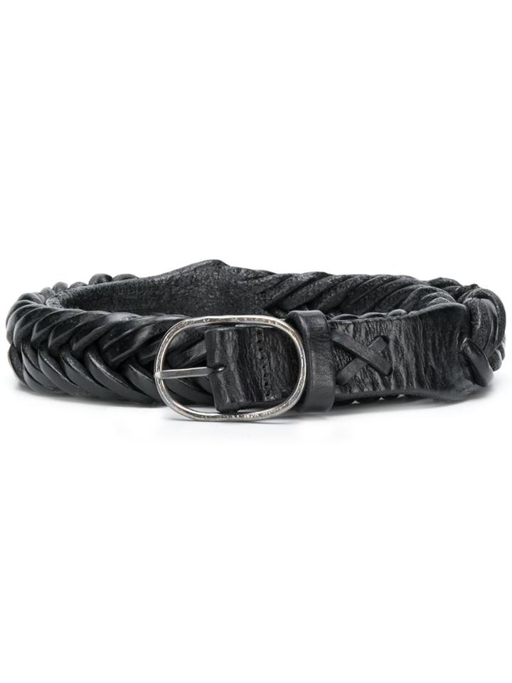 Golden Goose Deluxe Brand Braided Belt - Black