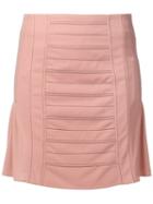 Atlein Contrast Stitching Straight Skirt
