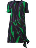 Versace Zebra Print Cady Dress