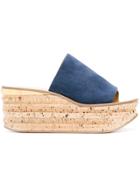 Chloé Platform Sandals - Blue