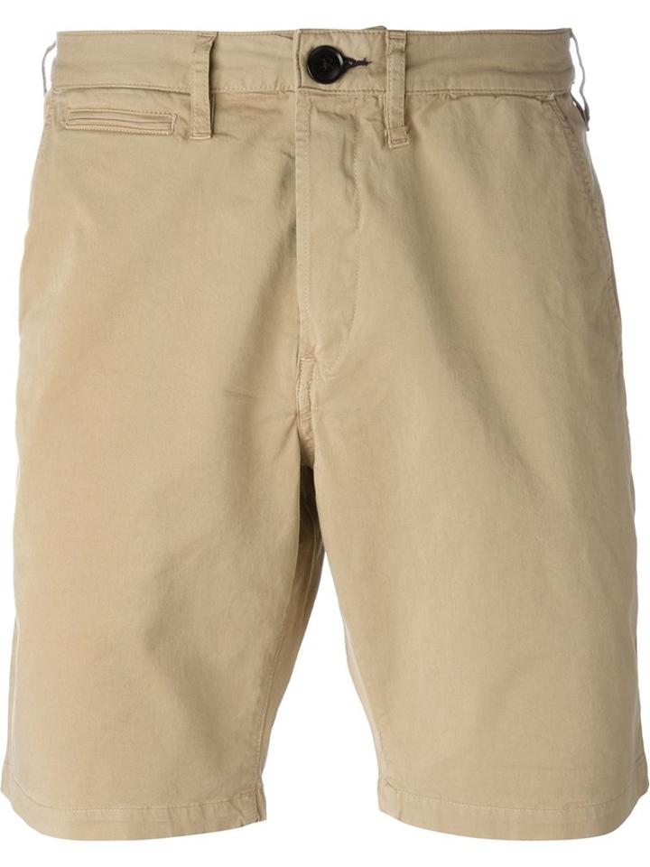 Paul Smith Jeans Knee Length Bermudas, Men's, Size: 30, Nude/neutrals, Cotton/spandex/elastane