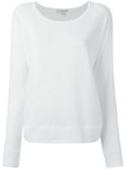 James Perse Raglan Sleeve Sweatshirt, Women's, Size: 4, White, Cotton