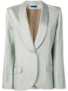 Givenchy Vintage Micro Print Tuxedo Jacket - Green