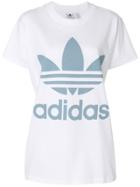 Adidas Adidas Originals Trefoil Oversized T-shirt - White