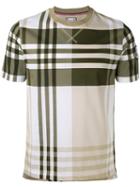 Moncler Gamme Bleu - Short Sleeve Check T-shirt - Men - Cotton - L, Green, Cotton