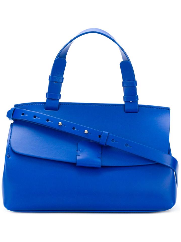 Nico Giani Rectangle Shoulder Bag - Blue