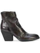 Officine Creative Jacqueline Creased Ankle Boots - Black