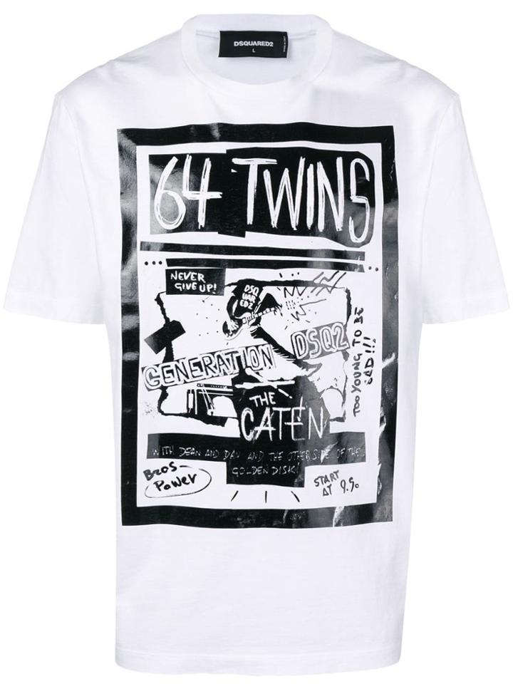 Dsquared2 64 Twins T-shirt - White