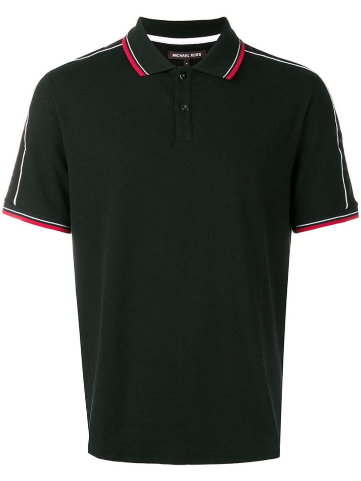 Michael Michael Kors Short-sleeved Polo Shirt - Black