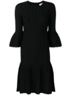 Michael Kors Collection Bell Sleeves Dress - Black